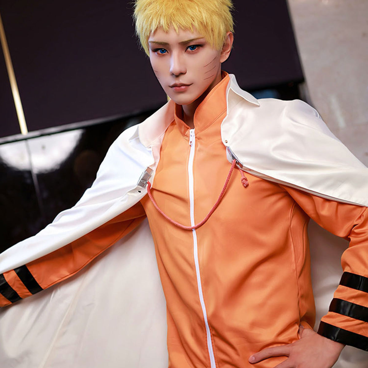 Naruto Uzumaki Seventh Hokage Cape Cosplay Costume Costume - Tophatter Daily Deals