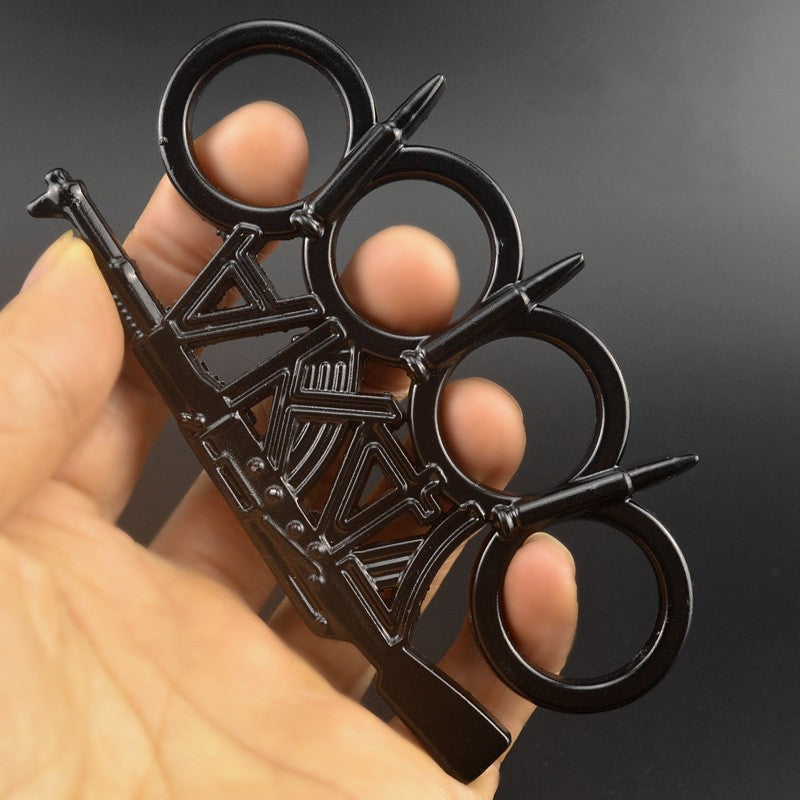 AK47 Brass Knuckle Design Black with bullets - Tophatter Daily Deals