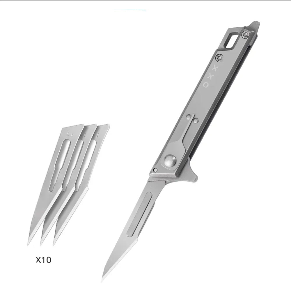Multifunctional Folding Knife 10 blades - Tophatter Daily Deals