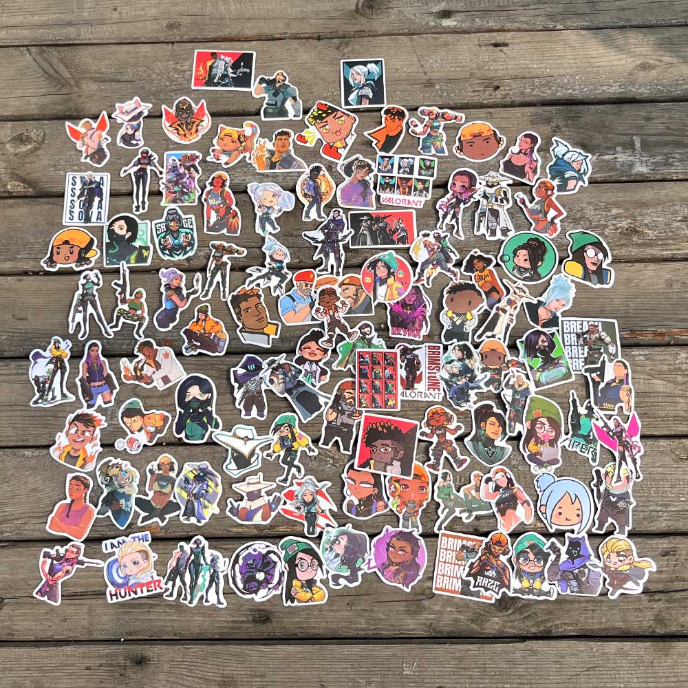 100 PCS Waterproof Game Collection Stickers Hot Game Collection - Tophatter Daily Deals