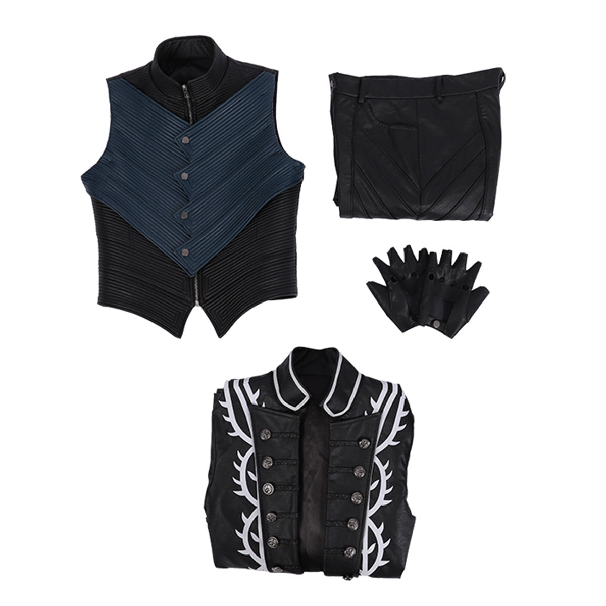 Devil May Cry 5 Vergil Black Cosplay Costume Costume - Tophatter Daily Deals