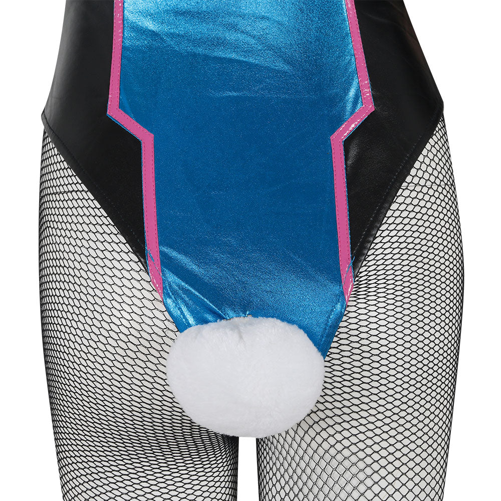 Overwatch OW D.Va DVa Hana Song Playboy Bunny Girl Cosplay Costume Costume - Tophatter Daily Deals