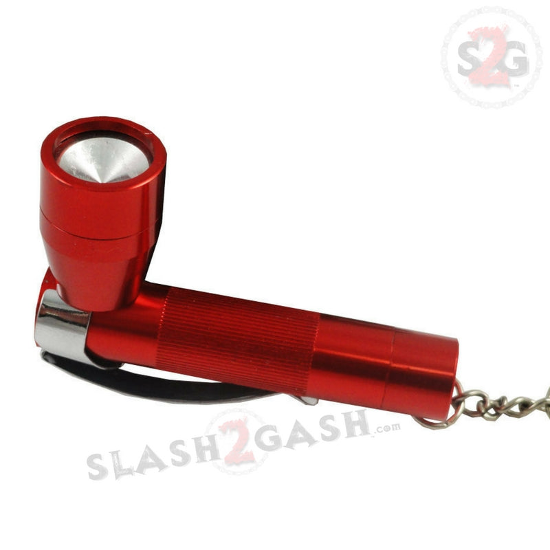 Flashlight Pipe Conceal Metal Bowl - Convertible Hidden Smoking Pipe Smoking Accessories - Tophatter Daily Deals
