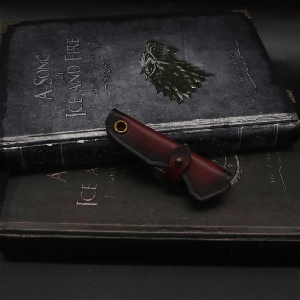 Damascus Steel Nepal Knife With Leather Case - Tophatter Daily Deals