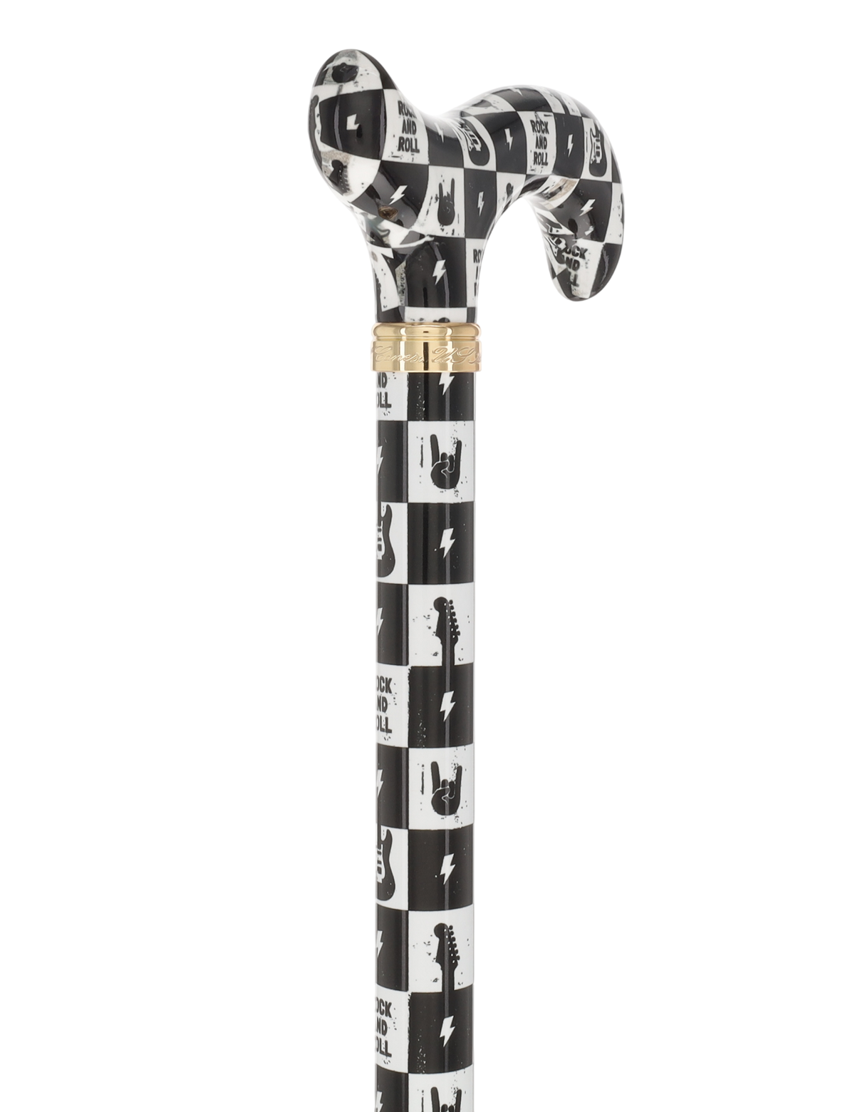 HD Pattern Designer Cane - Matching Handle & Shaft - Durable Adjustable Aluminum - Tophatter Daily Deals