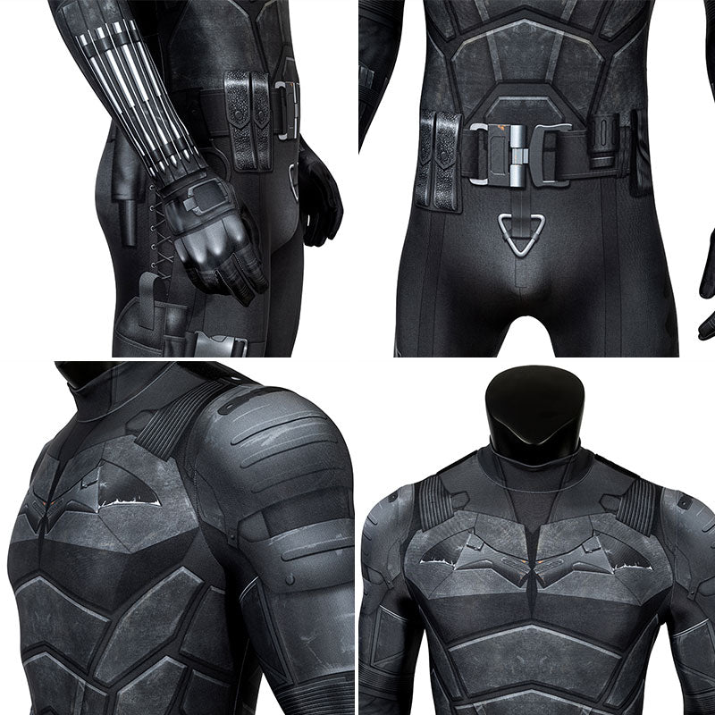 2022 Movie Bruce Wayne Robert Pattinson Jumpsuit Cosplay Costume Costume - Tophatter Daily Deals
