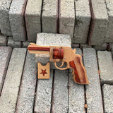 S&W 625 Revolver Rubber Band Gun Wooden Model - Tophatter Daily Deals