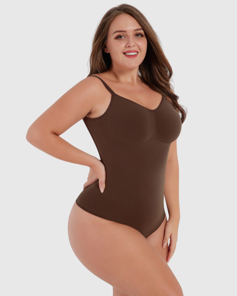 Revenge Body Low Back Snatched Bodysuit Mocha Thong Bodysuit - Tophatter Daily Deals