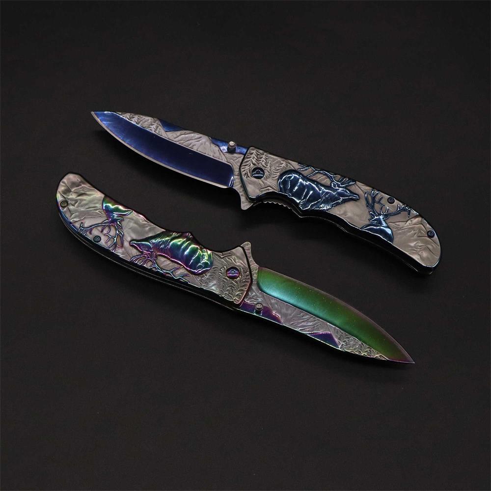 Fantastic Reindeer Folding Knife - Tophatter Daily Deals