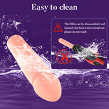 Acmejoy - 9 Thrusting Vibrating Heating Dildo Sex Machine Dildos - Tophatter Daily Deals
