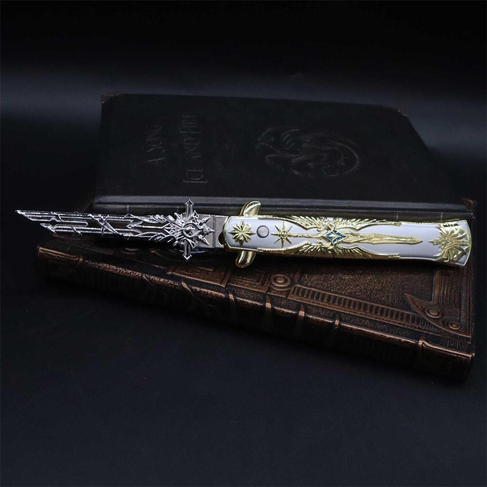 Chihiro snow Folding Knife Metal Display Model - Tophatter Daily Deals