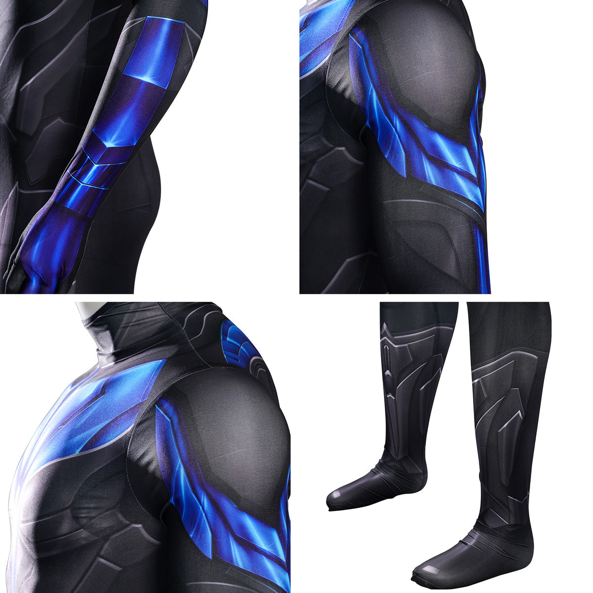Halloween TT Nightwing Jumpsuit Cosplay Costume Costume - Tophatter Daily Deals