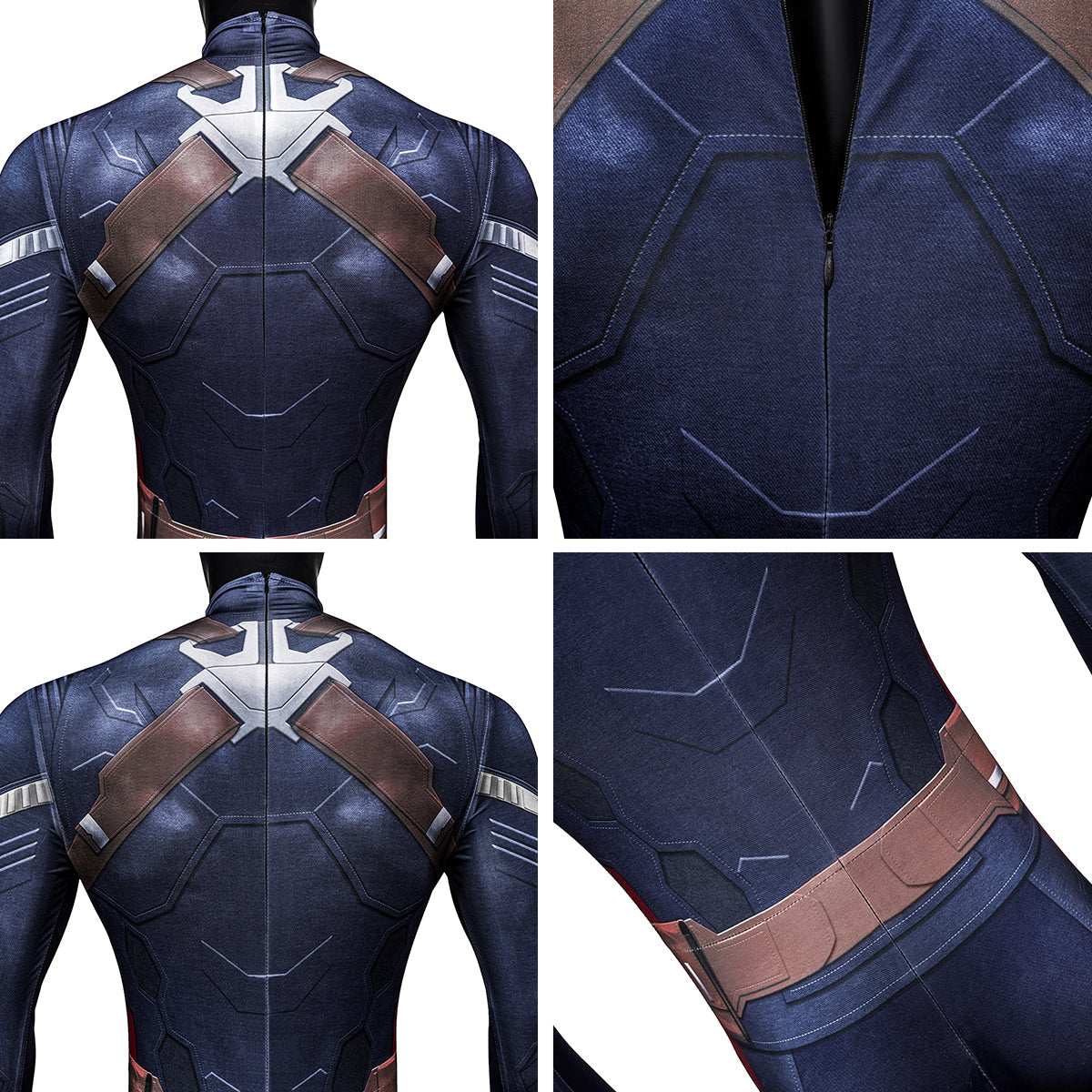 MAV Captain America: The Winter Soldier Captain America Steven Rogers Stealth Uniform Cosplay Costume Costume - Tophatter Daily Deals
