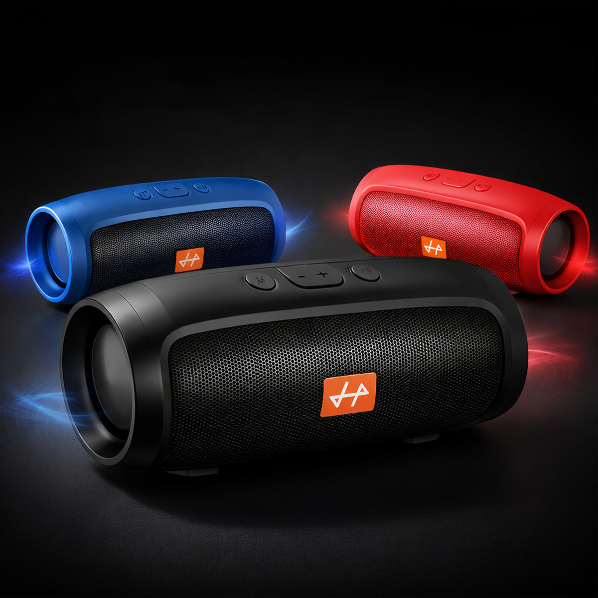 Portable Wireless Speaker with 5.1 Channel Stereo Sound, USB-C Rechargeable Speakers - Tophatter Daily Deals