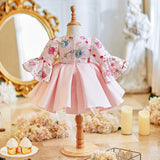 Baby Girl One Year Old Dress Birthday Chinese Tang Costume 0 - Tophatter Daily Deals
