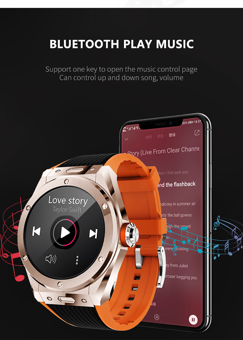 Bluetooth Call Watch Local Music Pedometer Sleep Heart Rate Health Monitoring Sports Smart Watch 0 - Tophatter Daily Deals
