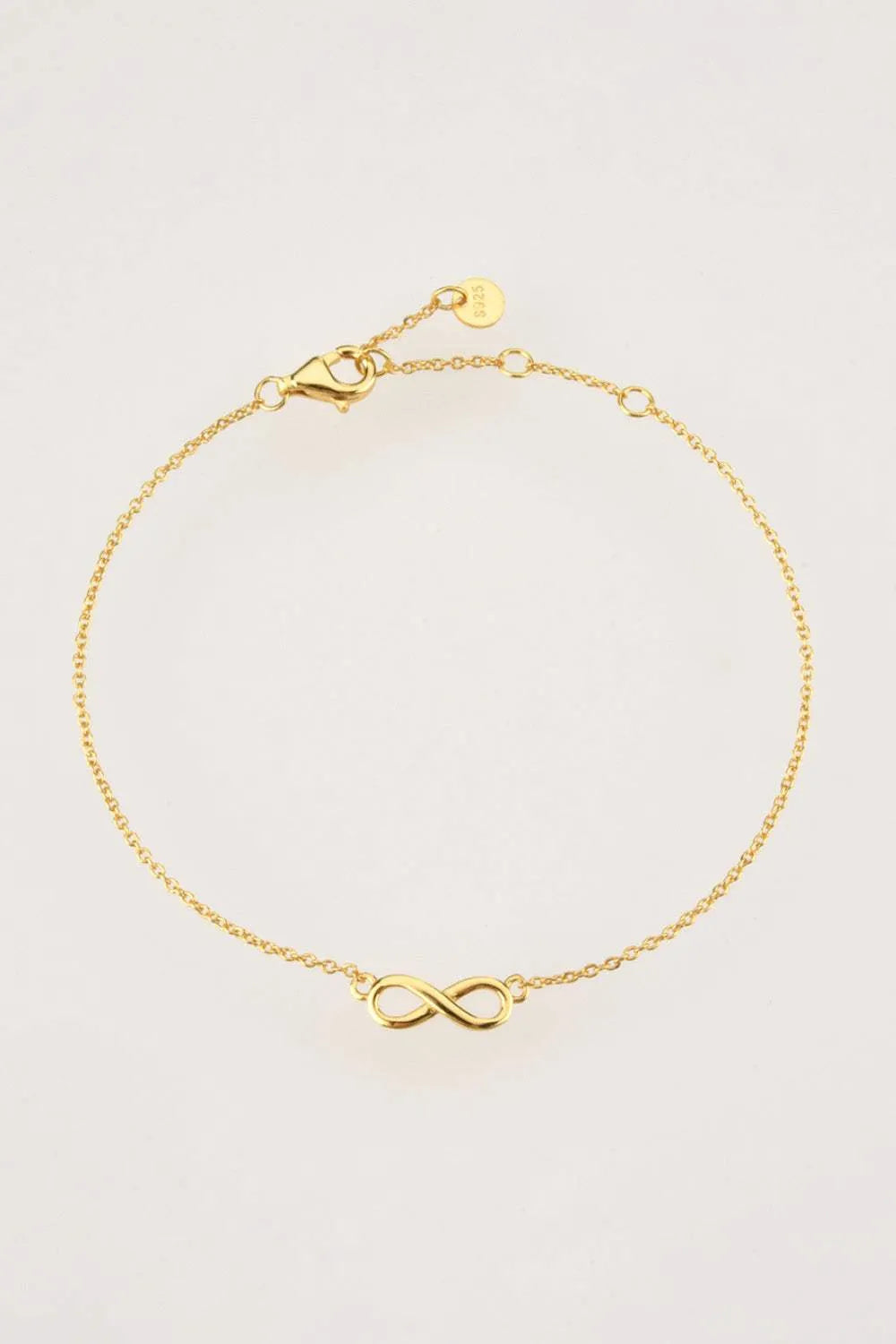 Figure 8 Lobster Clasp 925 Sterling Silver Necklace Necklaces - Tophatter Daily Deals