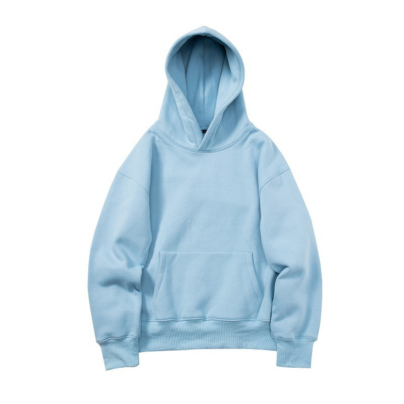 Oversized Relaxed Unisex Hoodie - Boxy Cut, Cotton Layering Baby blue 3D Changing Face Moving Picture Frame - Tophatter Daily Deals