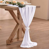 10Ft. Chiffon Table Runner Furniture & Decor - Tophatter Daily Deals