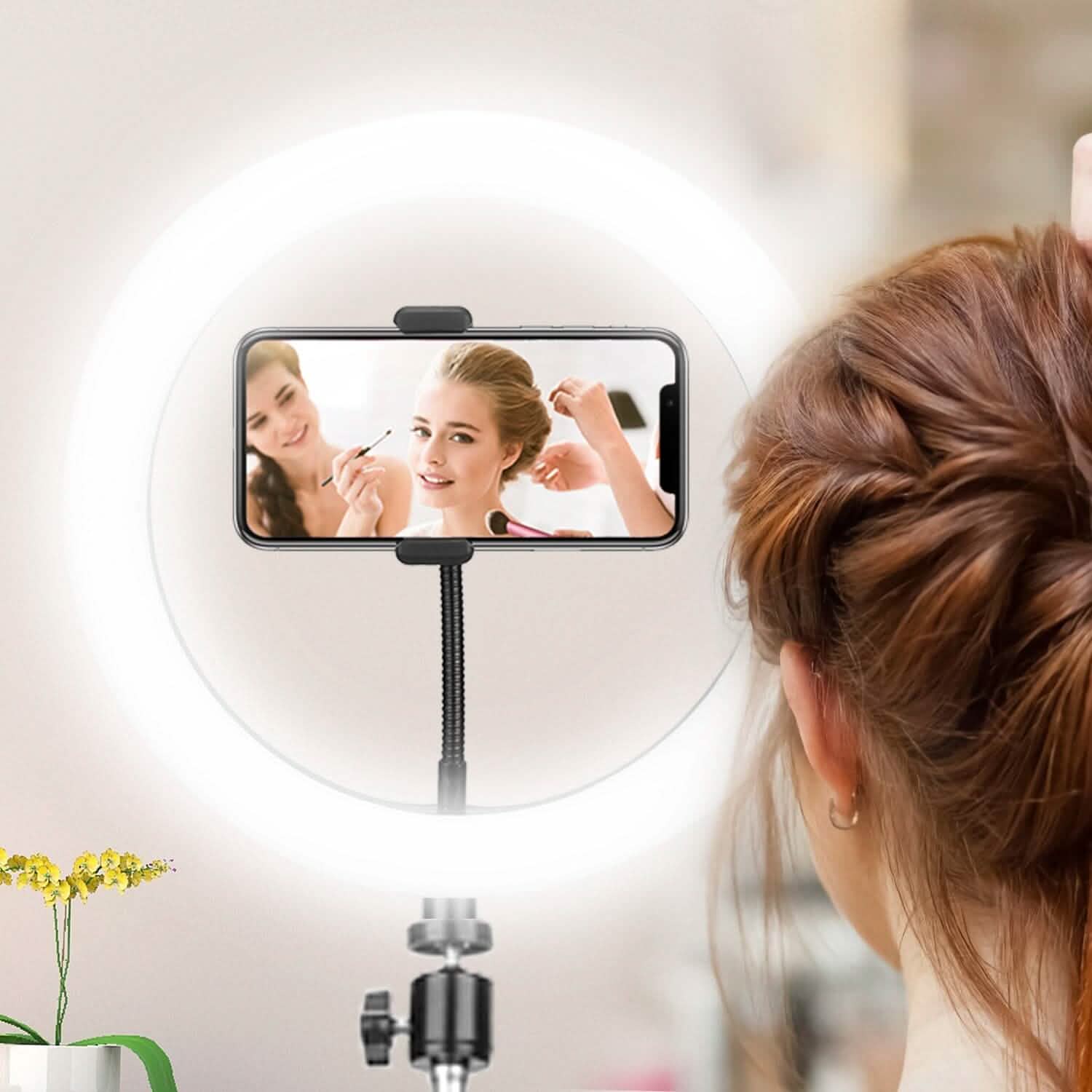 10in 120 LEDs Selfie Ring Light Mobile Accessories - Tophatter Daily Deals