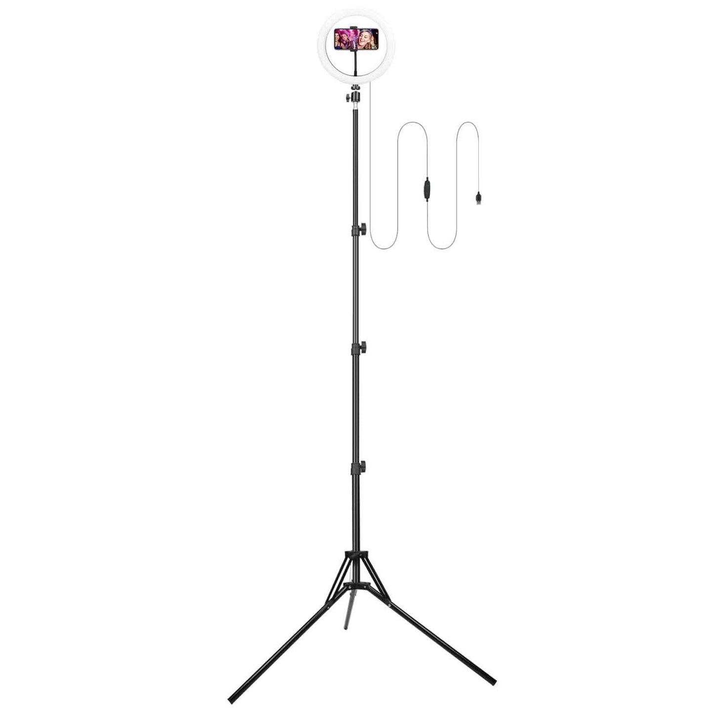 10in 120 LEDs Selfie Ring Light Mobile Accessories - Tophatter Daily Deals