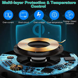 10W Qi Wireless Charger Mobile Accessories - Tophatter Daily Deals