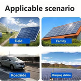 10W Solar Panel 18V Solar Cell 60A&100A Controller Solar Panels Batteries & Power Accessories - Tophatter Daily Deals