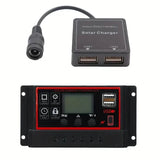 10W Solar Panel 18V Solar Cell 60A&100A Controller Solar Panels Batteries & Power Accessories - Tophatter Daily Deals