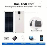 10W Solar Panel 18V Solar Cell 60A&100A Controller Solar Panels Batteries & Power Accessories - Tophatter Daily Deals