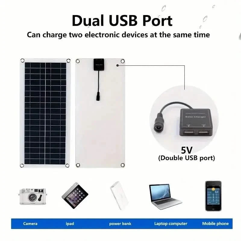 10W Solar Panel 18V Solar Cell 60A&100A Controller Solar Panels Batteries & Power Accessories - Tophatter Daily Deals