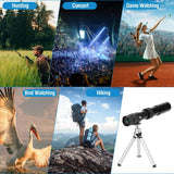 10X-300X Zoom Monocular Telescope High Definition Phone Telephoto Lens Mobile Accessories - Tophatter Daily Deals