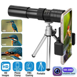 10X-300X Zoom Monocular Telescope High Definition Phone Telephoto Lens Mobile Accessories - Tophatter Daily Deals