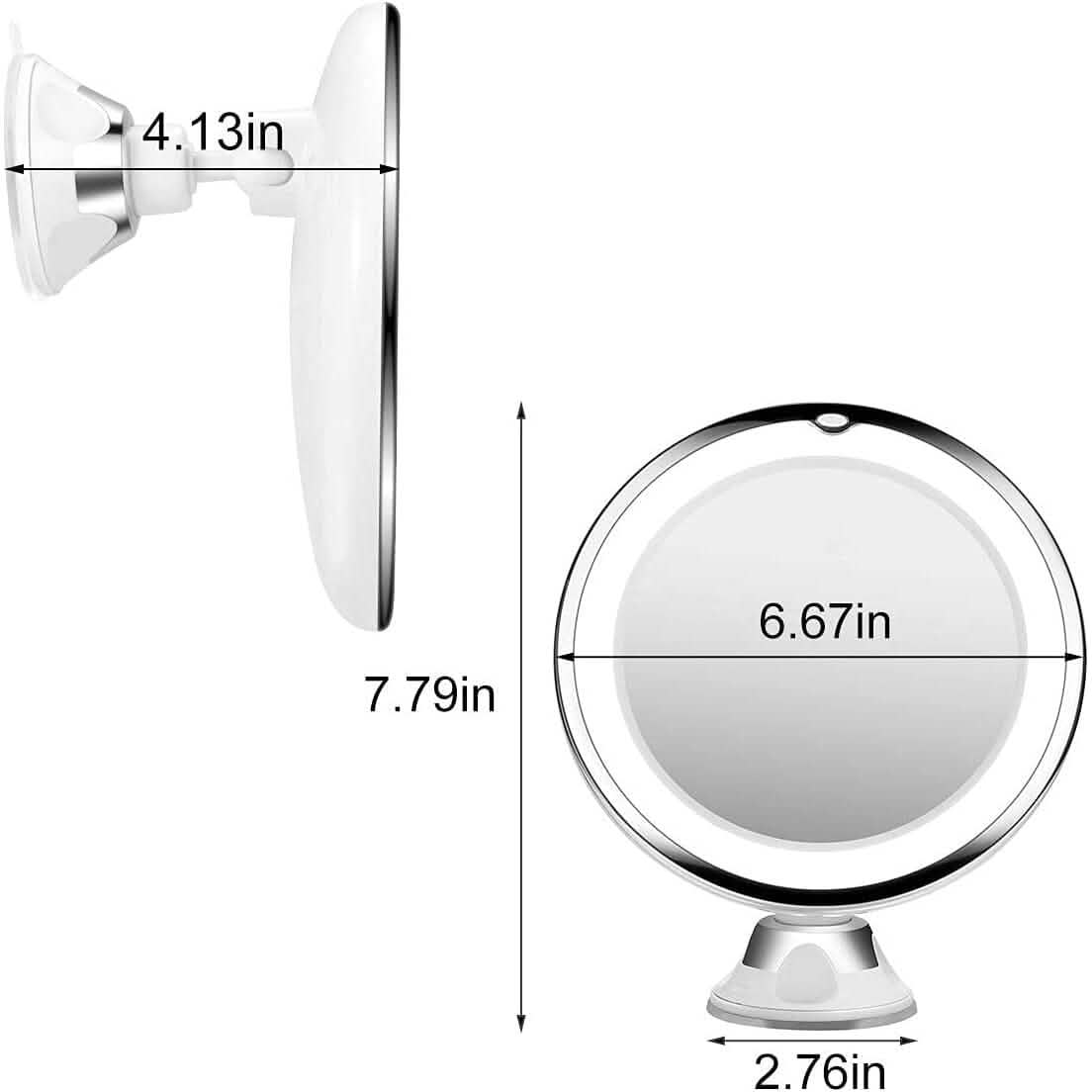 10X Magnifying Makeup Mirror with Lights Beauty & Personal Care - Tophatter Daily Deals