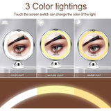 10X Magnifying Makeup Mirror with Lights Beauty & Personal Care - Tophatter Daily Deals