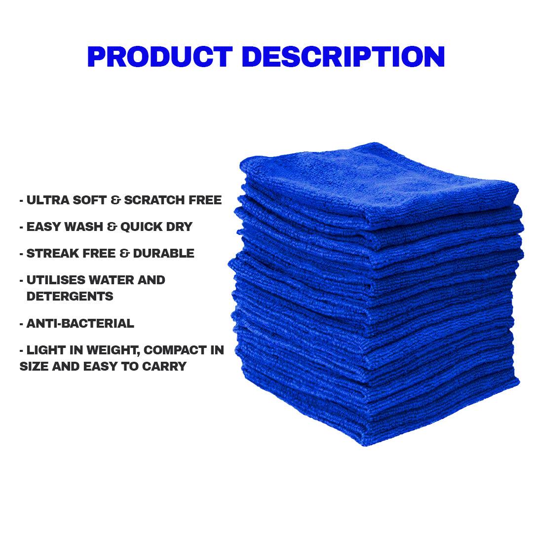 Microfiber Towel for Car - 10 X Large Microfibre Cleaning Auto Car Detailing Soft Cloths Wash Towel Duster Apparel & Accessories - Tophatter Daily Deals