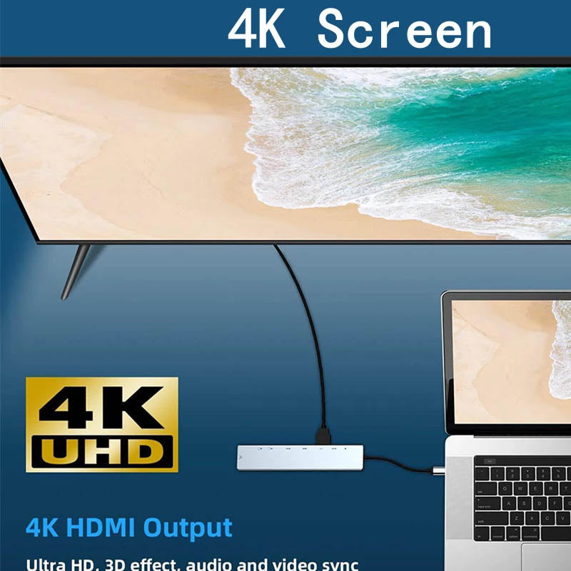 11-in-1 Dock USB C Hub USB Hub - Tophatter Daily Deals