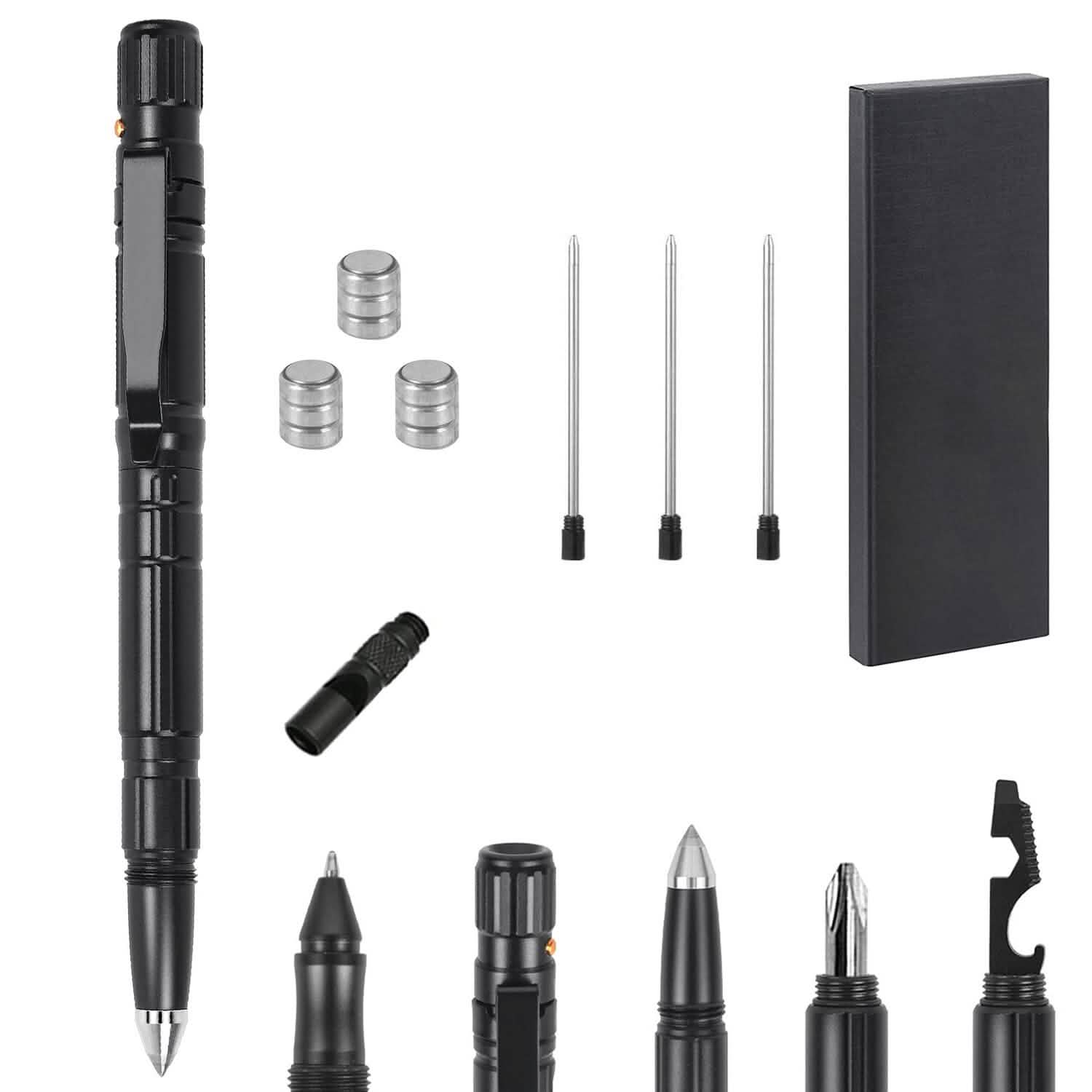 11-in-1 Tactical Pen Gear Set Tactical & Self Defense - Tophatter Daily Deals