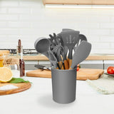 11-Piece: Silicone Cooking Utensil Set Kitchen Tools & Gadgets - Tophatter Daily Deals