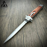 11" The Don Massive AKC Italian Stiletto-GS111 Wood KNIVES - Tophatter Daily Deals