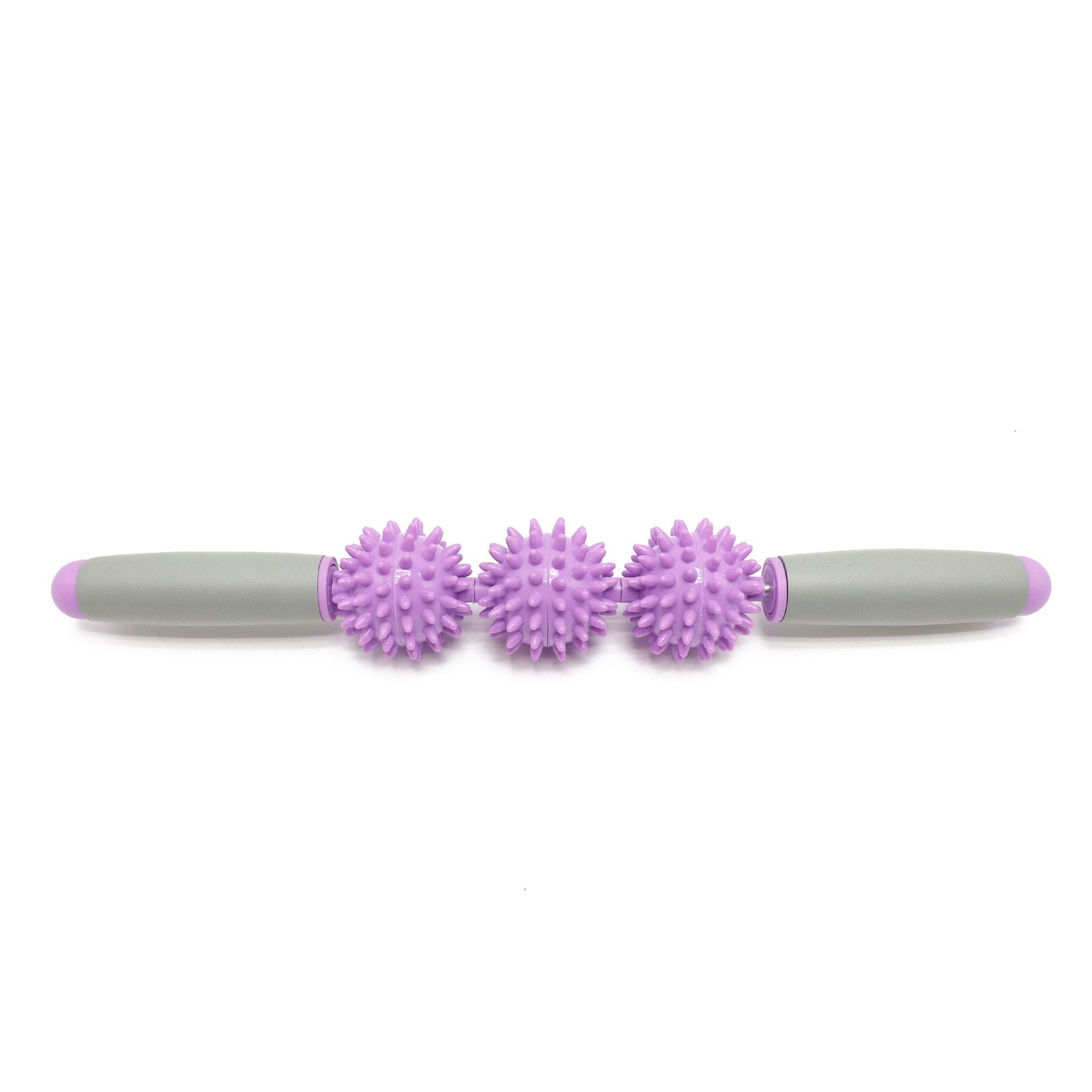Anti Cellulite Massager Stick Anti-Cellulite Trigger Point Stick Body Foot Face Leg Slimming Massage Muscle Roller Three rounds purple 0 - Tophatter Daily Deals