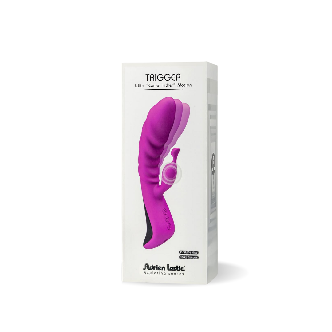 Adrien Lastic Trigger Vibrator Magenta With Independent Vibration And Oscillation Modes > Vibrators > Standard Vibrators - Tophatter Daily Deals