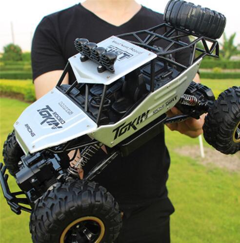 4WD RC Cars Updated Version 2.4G Radio Control RC Cars Toys Buggy High Speed Trucks Off-Road Trucks Toys For Children 0 - Tophatter Daily Deals