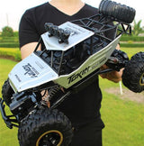 4WD RC Cars Updated Version 2.4G Radio Control RC Cars Toys Buggy High Speed Trucks Off-Road Trucks Toys For Children 0 - Tophatter Daily Deals