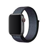 42 44mm Nylon Velcro Loopback Sports Watch Black 0 - Tophatter Daily Deals