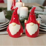 Christmas Gonk Salt and Pepper Shakers | Ceramic Gnome Salt & Pepper Set Salt and Pepper Shakers - Tophatter Daily Deals