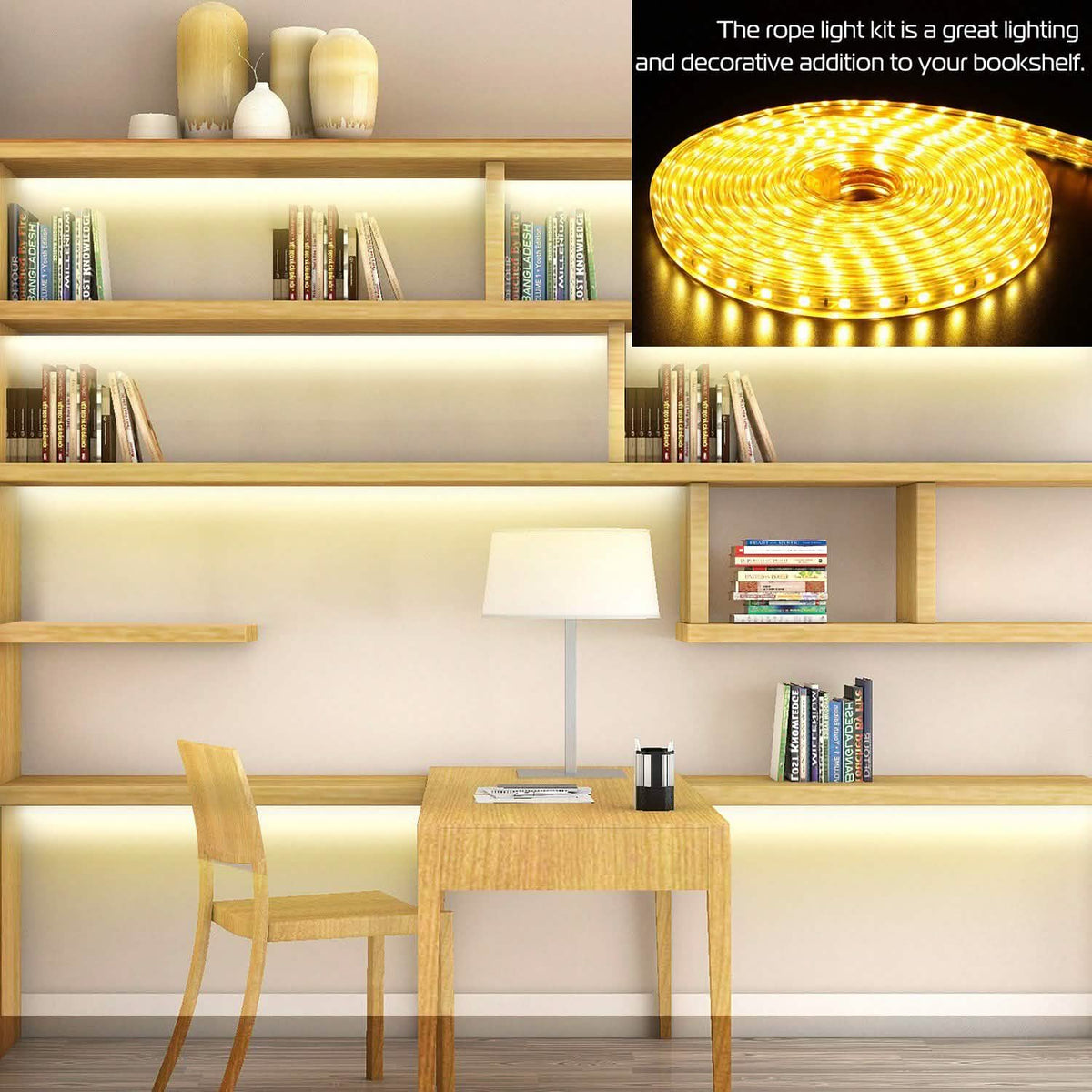 110V LED Strip Light Indoor Lighting - Tophatter Daily Deals