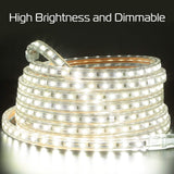 110V LED Strip Light Indoor Lighting - Tophatter Daily Deals