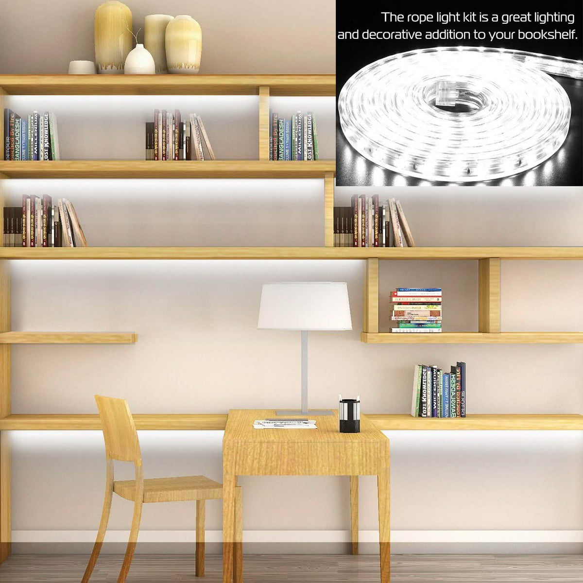 110V LED Strip Light Indoor Lighting - Tophatter Daily Deals