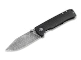 Boker Tiger - Damascus Blade - Black Burlap Micarta Handles - 111103DAM Knives - Tophatter Daily Deals