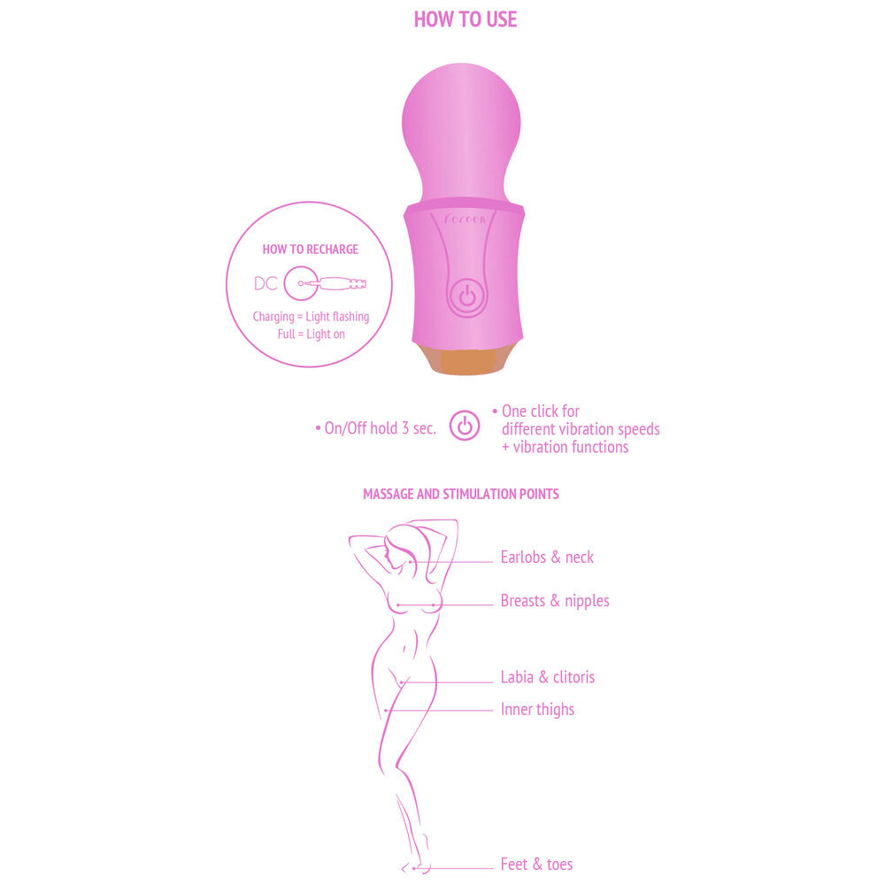 Xocoon The Traveller Wand – Rechargeable Powerful Massage Wand > Sex Toys > Mini Massagers - Tophatter Daily Deals